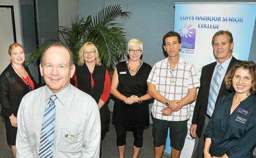 Jon Hart and teachers celebrate a new Centre for Excellence. Jon Hart and teachers celebrate a new Centre for Excellence.